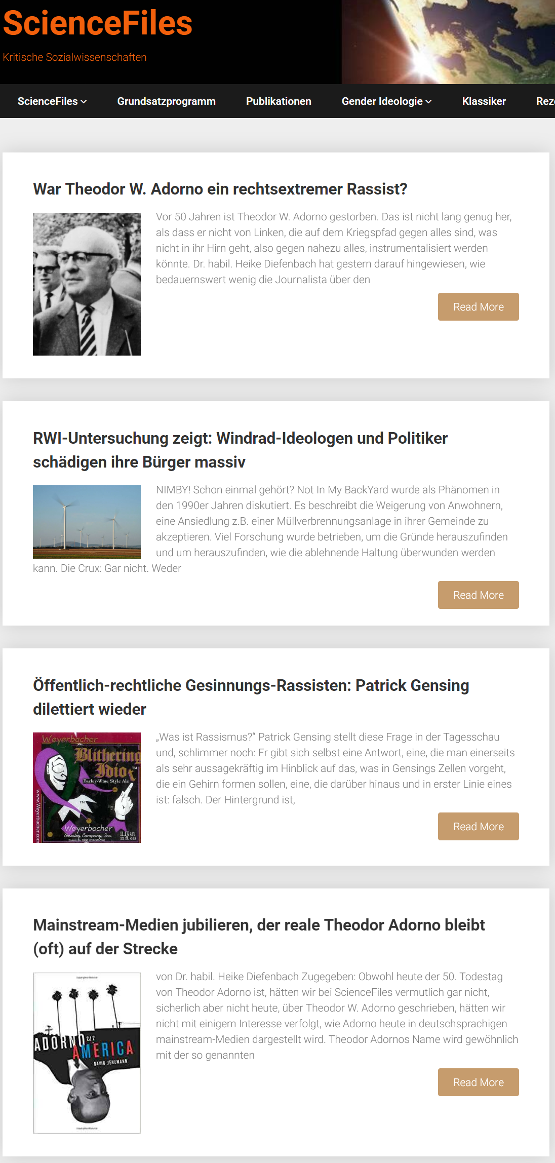 Science Files Blog ScienceFiles Seite – SciFi
